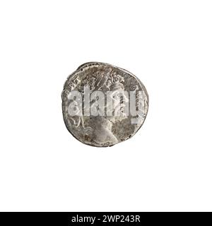 denarius ; 195-196 (195-00-00-196-00-00); Banque D'Images