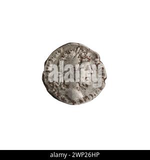 denarius ; 195-196 (177-00-00-177-00-00); Banque D'Images