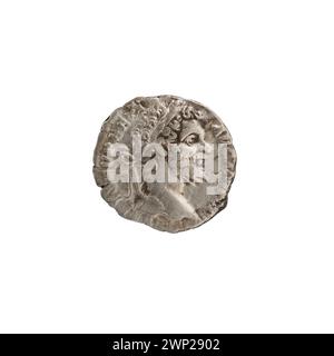 denarius ; 195-196 (195-00-00-196-00-00); Banque D'Images