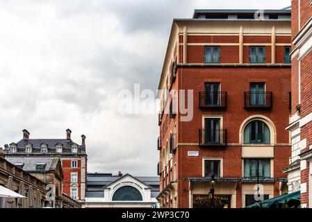 Londres, Royaume-Uni - 25 août 2023 : Covent Garden à Londres, Angleterre Banque D'Images
