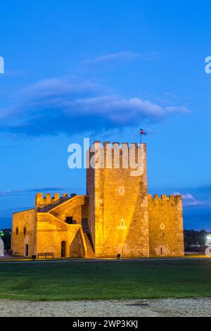 La forteresse d'Ozama, ou Fortaleza Ozama, dans la ville coloniale de Saint-Domingue, République dominicaine. Achevé en 1505 après J.-C., il fut le premier européen Banque D'Images