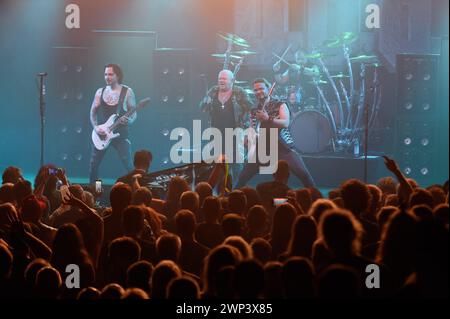 Munich, Allemagne. 03 mars 2024. Munich, Allemagne, 3 mars 2024 : U.D.O. sur scène lors du Touchdown Tour 2024 au Backstage Werk, Munich. (Sven Beyrich/SPP) crédit : photo de presse sportive SPP. /Alamy Live News Banque D'Images