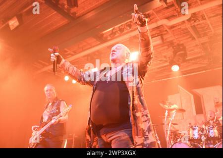 Munich, Allemagne. 03 mars 2024. Munich, Allemagne, 3 mars 2024 : de l'U.D.O. lors du Touchdown Tour 2024 au Backstage Werk, Munich. (Sven Beyrich/SPP) crédit : photo de presse sportive SPP. /Alamy Live News Banque D'Images