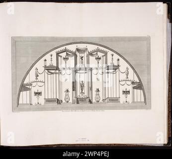 Vestigia delle terme di Tito. Décoration Sordino dans la salle 29 ; Carlone, Marco (1742-1796), Smuglewicz, Franciszek (1745-1807), Brenna, Vincenzo (1741-1820), Manna, Pietro (17 ..- 18 ..) ; après 1776 (2ème édition de noir et blanc) (1776-00-00-1801-00-00);Rome, SAS-Zubrzycki Jan, collection, Vestigia delle terme di Tito, 1776, illustration, archéologie, antiquité, achat (provenance) Banque D'Images