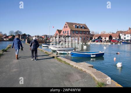 Emsworth, port de Chichester, Havant, Portsmouth, Hampshire, Angleterre Banque D'Images