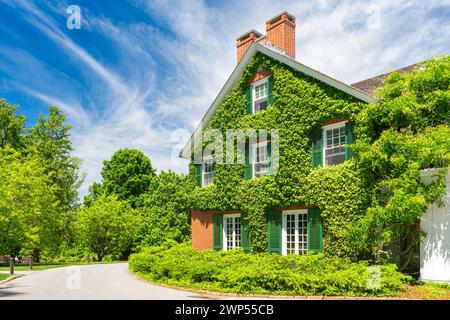 KENNETT SQUARE, PENNSYLVANIE, États-Unis - 10 JUIN 2016 : jardins botaniques Longwood Gardens à la maison Peirce-du Pont. Banque D'Images