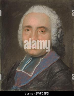 Portrait de l'évêque Andrzej Stanis Ava M vêtements ; marteau, Louis François (CA 1715-1804) ; 1768-1778 (1768-00-00-1778-00-00) ; Młodziejowski, Andrzej Stanisław (1717-1780), Młodziejowski, Andrzej Stanisław (1717-1780)-iconographie, ordre de l'aigle de Biały, Smolikowski, Seweryn (1850-1920), Smolikowski, Seweryn (1850-1920)-collection, Stanisław August Poniatowski (roi de Pologne - 1732-1798), Stanisław August Poniatowski (roi de Pologne - 1732-1798) - collections, cadeaux (provenance), commandes, pastels polonais, portraits, portraits du clergé, Portraits d'hommes Banque D'Images