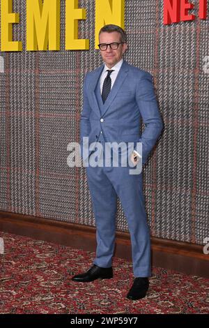 Londres, Royaume-Uni. 5 mars 2024. Max Beesley au Gentlemen UK Series Global Premiere, Theatre Royal, Drury Lane. Crédit : Nils Jorgensen/Alamy Live News Banque D'Images