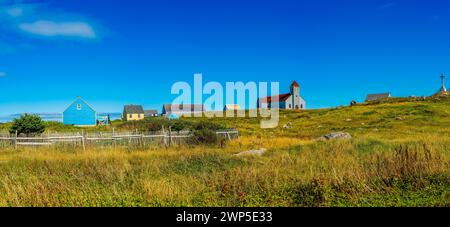 Ile aux marins, archipel français de Saint Pierre Miqueleon, Terre-Neuve, Canada Banque D'Images