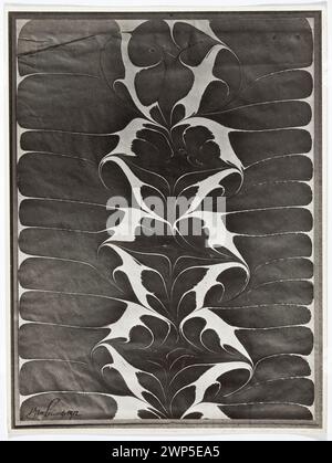 Un papier design de Lenart Bonawentura de 1912 a été exposé dans la section polonaise de l'exposition internationale des Arts décoratifs et de l'industrie moderne de 1925 à Paris. Il démontre la conception décorative polonaise, l'art graphique et le travail de papier créatif. Banque D'Images