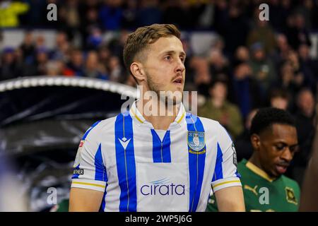 Sheffield, Royaume-Uni. 05 mars 2024. Le défenseur de Sheffield Wednesday Will Vaulks (4) lors du Sheffield Wednesday FC contre Plymouth Argyle FC au stade de Hillsborough, Sheffield, Angleterre, Royaume-Uni le 5 mars 2024 Credit : Every second Media/Alamy Live News Banque D'Images