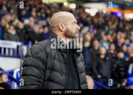 Sheffield, Royaume-Uni. 05 mars 2024. Ian Foster, entraîneur de Plymouth Argyle lors du Sheffield Wednesday FC contre Plymouth Argyle FC au stade de Hillsborough, Sheffield, Angleterre, Royaume-Uni le 5 mars 2024 crédit : Every second Media/Alamy Live News Banque D'Images