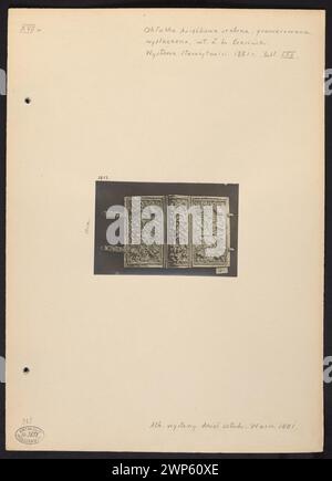 Reliure argentée des collections des RH. L. Krasi art appliqué à l'industrie à partir de l'exposition organisée par le Musée de l'industrie et de l'agriculture de Varsovie 1881 (tableau LXII), dans les congrégations de la Société de Zachbie Rók Ewicz, Józef (FL. 1915) ; 1915 (pas après le 26.05.1915) (1915-00-00-1915-00-00); Banque D'Images