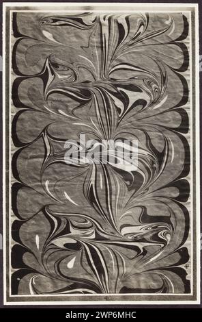 Le papier design de Lenart Bonawentura a été présenté à la section polonaise de l’exposition internationale des arts décoratifs et de l’industrie moderne de 1925 à Paris, reflétant les arts décoratifs, le graphisme et la culture d’exposition polonaises. Banque D'Images