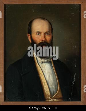 Portrait de M Czyzna ; peintre polonais inconnu ; XIXe siècle (1801-00-00-1900-00-00);Méyet, Léopold (1850-1912) - collection, cadeau (provenance) Banque D'Images