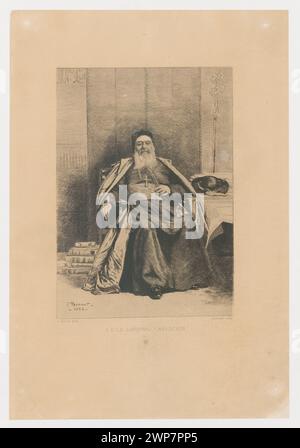 S. E. le Cardinal Lavigerie ; Jasi ski, Feliks Stanis ; magazine, maison d'édition; 1859-2002) ; 1888 (1888-00-00-1888-00-00);Gazette des Beaux-Arts (revue - Paris - 1859-2002) - illustrations, Lavigerie, Charles Martial Allemand (cardinal - 1825-1892), Woźnicki, Kazimierz (1878-1949), Woźnicki, Kazimierz (1878-1949) - collection, Dar (provenance), clergé, français (culture), graphisme français, graphisme polonais, cardinaux, livres, Pologne (culture), portraits, portraits masculins Banque D'Images