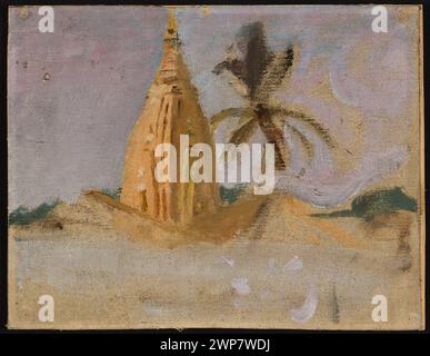 Bombay. Voyage en Inde ; Cie ski, Jan (1858-1913) ; 1907 (1907-00-00-1907-00-00);collections d'art d'État (Varsovie - 1922-1939) - collections, message (provenance) Banque D'Images