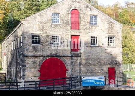 UK, West Yorkshire, le musée du canal à tunnel End Marsden. Banque D'Images