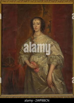 Portrait d'Henrietta Maria (1609-1699), reine d'Angleterre ; Dyck, Anthony Van (1599-1641) ; XIXe siècle (1701-00-00-1800-00-00) ; Henrietta Maria (reine anglaise - 1609-1669), copies, peinture flamande, portraits, portraits de femmes Banque D'Images