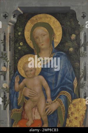 Artiste vierge et enfant : Gentile da Fabriano (Italien, Fabriano, CA. 1370-1427) Banque D'Images