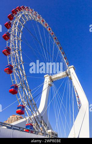 Grande roue géante Tianjin Eye dans le centre de Tianjin, Chine Banque D'Images