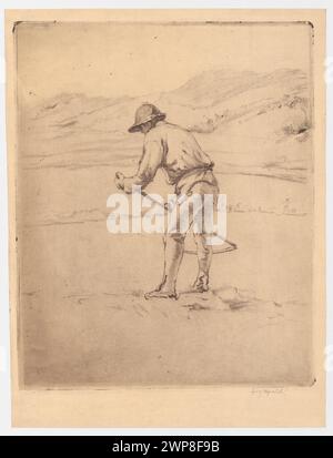 Alpiniste ; Care, Ignacy (1865-1941) ; 1930 (1930-00-00-1930-00-00) ; Ethnographie, graphisme polonais, highlanders, paysages de montagne, Pologne (culture), agriculture, village, scènes de genre, village, Łopieński, Ignacy (1865-1944), Łopieński, Ignacy (1865-1944)-collection Banque D'Images