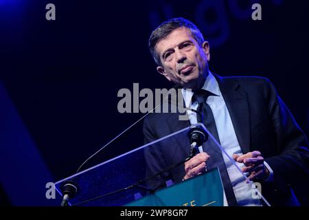 Pescara, Italie. 5 mars 2024. Maurizio Lupi pour les élections régionales des Abruzzes. Crédit : Unicode images/Alamy Live News Banque D'Images