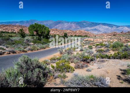 Photo de paysage des collines colorées et accidentées de l'Alabama, Californie Banque D'Images