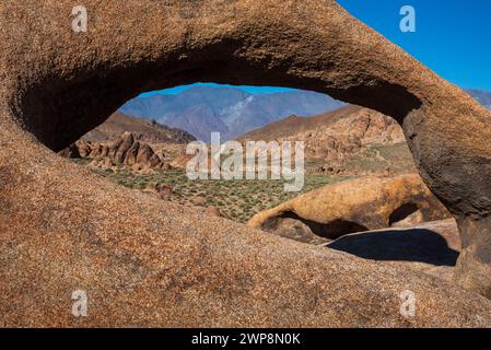 Photo de paysage des collines colorées et accidentées de l'Alabama, Californie Banque D'Images