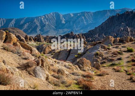 Photo de paysage des collines colorées et accidentées de l'Alabama, Californie Banque D'Images
