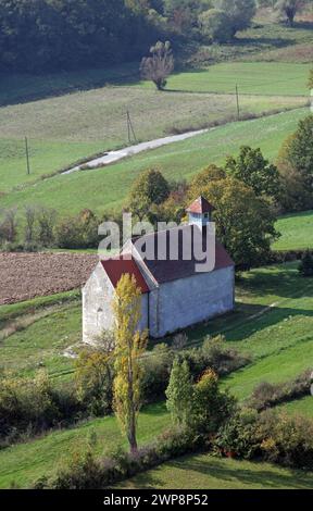 Chapelle Saint André à Kalnik, Croatie Banque D'Images