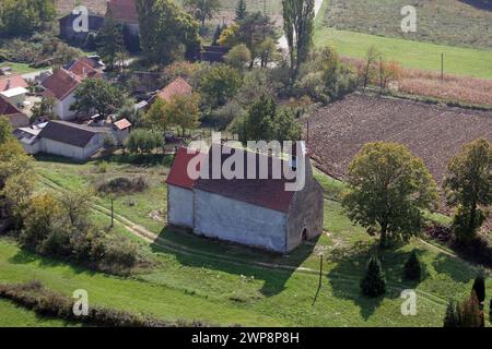 Chapelle Saint André à Kalnik, Croatie Banque D'Images