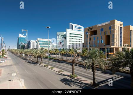 Magnifique emblématique de la Kingdom Tower Riyad Banque D'Images