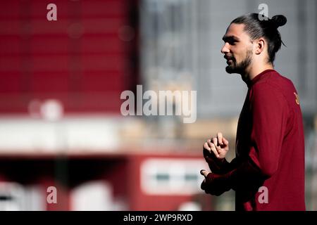 Torino, Italie. 06 mars 2024. Saba Sazonov de Turin lors d'une session d'entraînement du Torino FC au Stadio Filadelfia à Turin - mercredi 6 MARS 2024. Sport - soccer . (Photo de Marco Alpozzi/Lapresse) crédit : LaPresse/Alamy Live News Banque D'Images