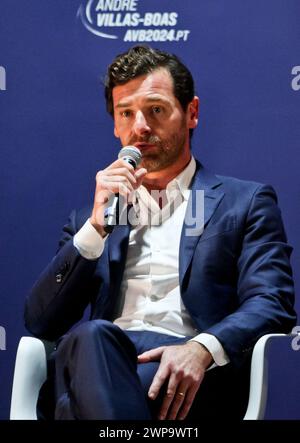 Porto, Portugal. 05 mars 2024. Porto, 03/05/2024 - FC Porto - André Villas-Boas - session consacrée à l'examen du rapport consolidé et des comptes du SAD du FC Porto, au siège de candidature d'André Villas Boas. André Villas-Boas. (José Carmo/Global Imagens) crédit : Atlantico Press/Alamy Live News Banque D'Images