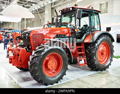 Exposition de tracteurs et machines agricoles Banque D'Images