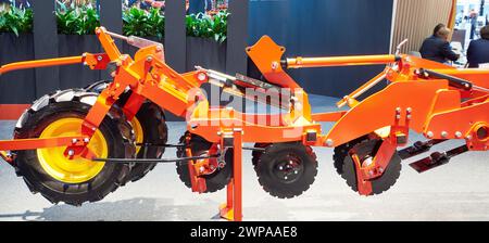 Semoirs à l'exposition agricole Banque D'Images