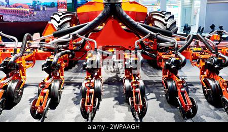 Semoirs à l'exposition agricole Banque D'Images