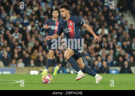 San Sebastian, Espagne. 05 mars 2024. Warren Zaïre-Emery du PSG lors de la Ligue des Champions de l'UEFA, manche 16, match de 2e manche entre la Real Sociedad et le Paris Saint-Germain (PSG) le 5 mars 2024 au Reale Arena de Saint-Sébastien, Espagne - photo Jean Catuffe/DPPI crédit : DPPI Media/Alamy Live News Banque D'Images