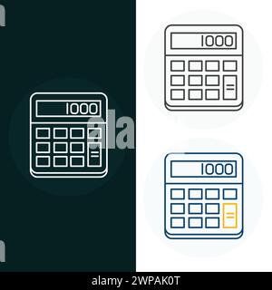 Calculatrice illustration vectorielle icône conception Illustration de Vecteur