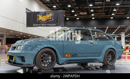 DETROIT, mi/USA - 1er mars 2024 : une Mercury Merkur XR4-Ti car Interpretation 1987, à Detroit AutoRama. Banque D'Images