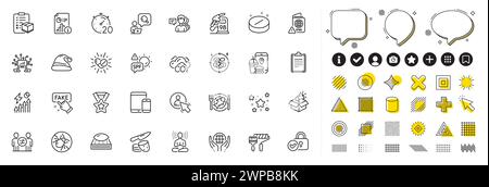 Ensemble d'icônes de ligne Santa Hat, CO2 et appareils mobiles pour l'application Web. Vecteur d'icône de pictogramme Illustration de Vecteur