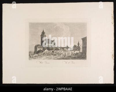 Vue de Tarnów ; Frey, Jan Zachariasz (1769-1829), Vogel, Zygmunt (1764-1826); 1806 (1806-00-00-1806-00-00); Banque D'Images