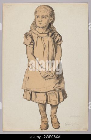 Portrait d'Ella, fille de l'artiste ; Thoma, Hans (1839-1924) ; vers 1886 (1881-00-00-1891-00-00); Banque D'Images