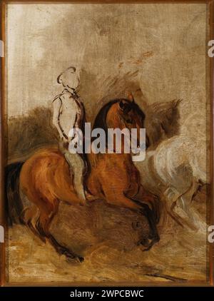 Un croquis intitulé "If a Child" créé entre 1835 et 1855, conservé avec provenance d'achat. Banque D'Images