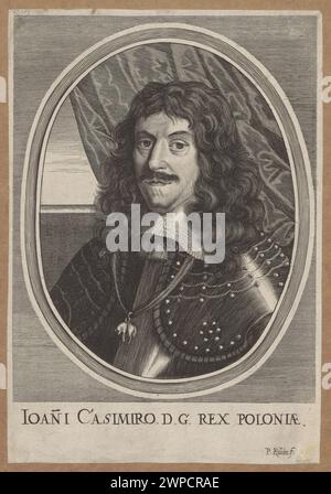 Portrait de Jan II Kazimierz, roi de Pologne (Holl. 213) ; Kilian, Philipp (1628-1693) ; Ante 1670 (1650-00-00-1669-00-00); Banque D'Images