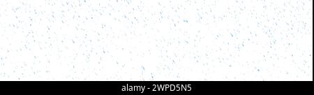 Goutte de pluie diagonale bleue dessinée à la main sur fond blanc. Texture sans couture avec des traits pointillés. Modèle de pluie. Papier d'emballage avec de petits points ou de la pluie Illustration de Vecteur