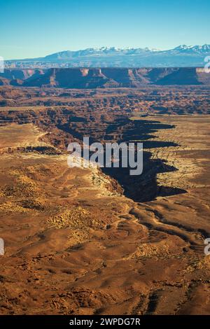 Green River Overlook, parc national de Canyonlands dans le sud-est de l'Utah, États-Unis Banque D'Images