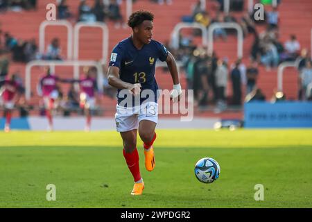 MENDOZA, ARGENTINE - MAI 25 : Wilson Odobert (France) lors de la Coupe du monde U20 de la FIFA, Argentine 2023 match France - Gambie Banque D'Images