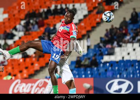 MENDOZA, ARGENTINE - 22 MAI : Ebrima Singhatehof Gambie lors de la Coupe du monde U20 de la FIFA, Argentine 2023 match Honduras - Gambie Banque D'Images